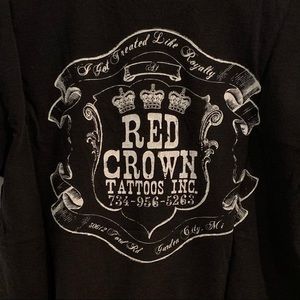Early 00s Tshirt - Red Crown Tattoos